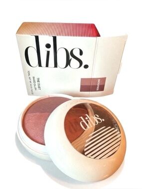 DIBS The Duet Blush Backstage Cream Blush Bronzer Duo Compact NEW IN BOX